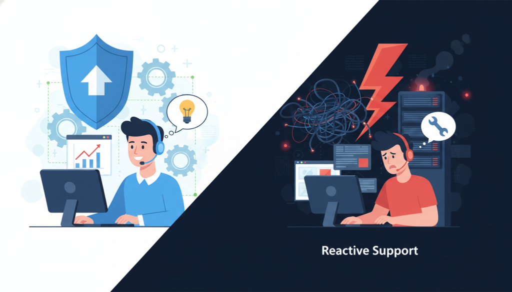 Proactive vs Reactive Support Models: Which One Is Better for Your Business?